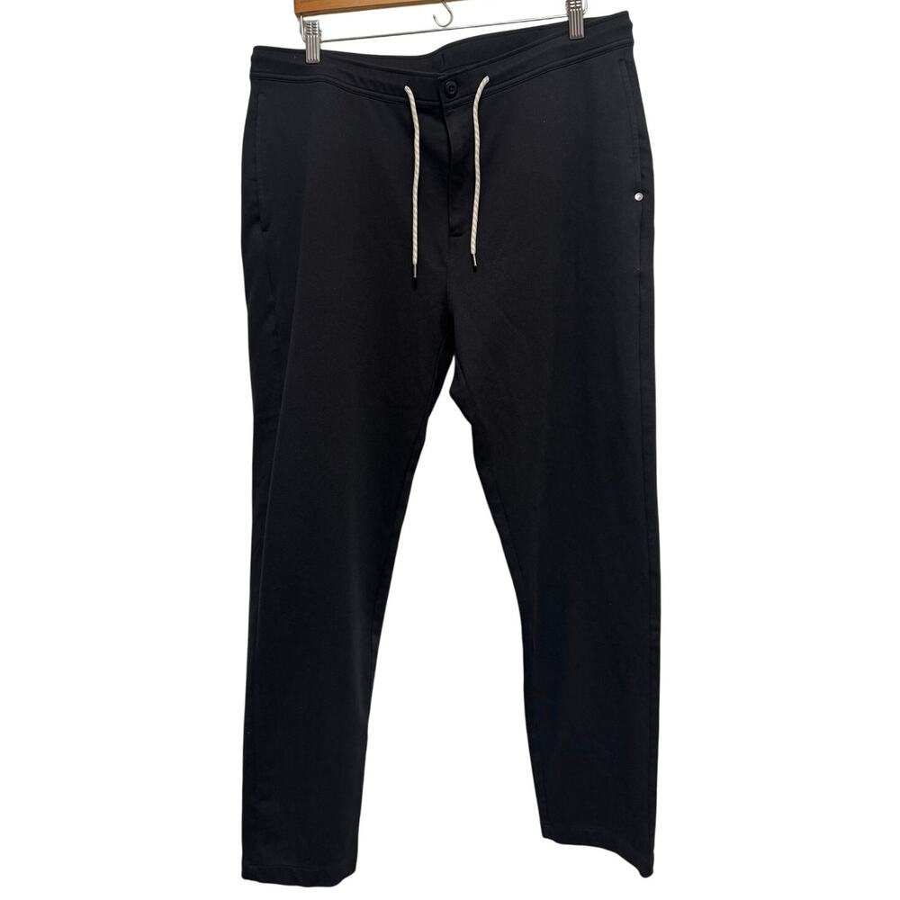 Sold Mens Size Xl Black Zip Up Button Draw String Pants Style v450